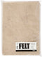Hobbyvilt A4 21x30 cm dikte 1 5-2 mm off-white gemelleerd 10vellen