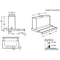 AEG DPE5960M - Vlakscherm afzuigkap - 660 m3/h - 60 dB(A) - A