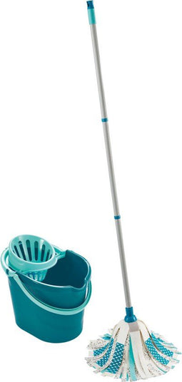 Leifheit Power Mop 3-in-1 - complete set - Ultra-Absorberend - Turquoise