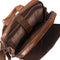 Justified Everest leren laptop rugzak cognac