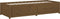 vidaXL - Slaapbank - 75x190 - cm - massief - grenenhout - honingbruin