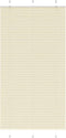 vidaXL - Plissé - rolgordijn - 105x200cm - stofbreedte - 104,4cm - polyester - crème