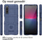 iMoshion Hoesje Geschikt voor Sony Xperia 10 V Hoesje Siliconen - iMoshion Rugged Shield Backcover - Donkerblauw