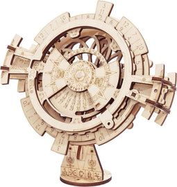 Houten 3D puzzel luxe eeuwigdurende kalender - 52 onderdelen - niveau 3 - ROKR