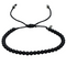 VirtuMade Sustainable bead Bracelets for men and women - Black