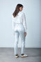 Toxik3 - Broek - Hoge taille - Zilver chrome lederlook