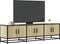 vidaXL - Tv-meubel - 150x35x41 - cm - bewerkt - hout - metaal - sonoma - eikenkleurig