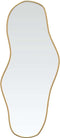 vidaXL - Wandspiegel - 100x45 - cm - goudkleurig