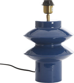 Light & Living Tafellamp Petch - 26cm - Blauw - excl. kap