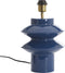 Light & Living Tafellamp Petch - 26cm - Blauw - excl. kap