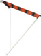 vidaXL - Luifel - uittrekbaar - 100x150 - cm - oranje - en - bruin