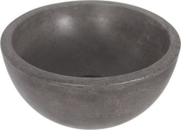 Differnz Ruz - Waskom - Rond - Beton donkergrijs 25 x 25 x 11.5 cm