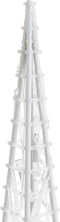 vidaXL - Kerstverlichtingskegel - met - 30 - warmwitte - LED's - 60 - cm - acryl