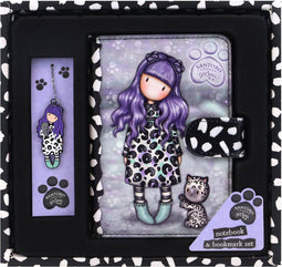 Santoro London Gorjuss™ Smitten Kitten Notitieboekset Met Boekenlegger Veelkleurig