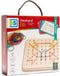 BS Toys Geobord - Motoriekspel - Educatief spel - Hout - 18 x 18 cm