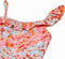 Shiwi MOON - Swimsuit FLORES FLOWER - Gebloemd - pumpkin orange