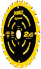 DeWalt DT10624-QZ - Cirkelzaagblad - Diameter 165 mm - 24 tanden - Kerf 1,65 mm - Asgat 20 mm