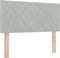 vidaXL - Hoofdbord - met - Diamant - Blokken - Design - in - Lichtgrijs - 90 - cm - van - Velvet