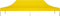 vidaXL Partytentdak - 270 g/m² - 6x3 m - Geel