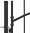 vidaXL - Poort - 1x1,75 - m - staal - zwart