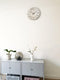 nXt - Wandklok - 40 cm - Hout - Wit - 'Paul'