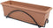 Plantenbak met schaal Plastiken Antraciet Polypropyleen (60 x 24 cm)