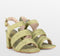POSH by Poelman BO - Dames Sandalen met hak - Imitatiesuède - Mint Groen - Maat 40