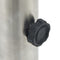 vidaXL - Parasolvoet - voor - Ø38/48 - mm - stok - staal - zilverkleurig