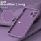 Lunso - Geschikt voor iPhone 15 Pro Max - Hoesje Flexibel silicone Backcover - Paars