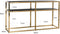 Richmond Interiors Wandtafel Blackbone gold (Black rustic)