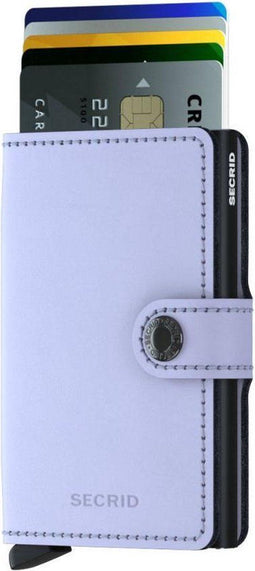 Secrid miniwallet - Mat - Lila - Zwart