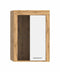 Furnilux Jam - Vitrinekast - Tijdloos ontwerp - Wit eiken - 35x60x86cm
