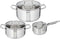 Tefal H816S6 - 6-delige pannenset - kookpannen 20/24 cm steelpan 16 cm - roestvrij staal
