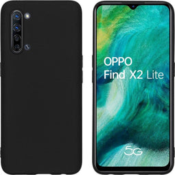 iMoshion Hoesje Geschikt voor Oppo Find X2 Lite Hoesje Siliconen - iMoshion Color Backcover - Zwart