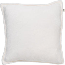 Dutch Decor CILLY - Kussenhoes fleece 45x45 cm - Snow White - wit - met rits