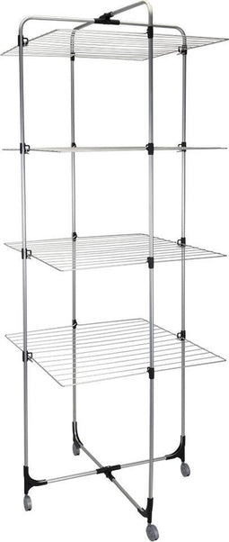 Tomado - Metaltex - Aliseo Droogtoren 4 verdiepingen - 40 m - Grijs - 5 jaar garantie