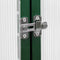 vidaXL - Tuinkas - met - basisframe - 445x169x195 - cm - aluminium - groen