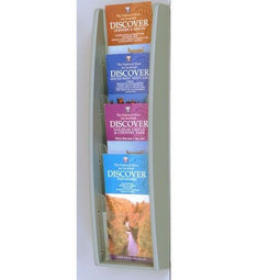 Klika - Folder-wand 4 x 1/3A4 - 135x550x75 mm - 3 stuks