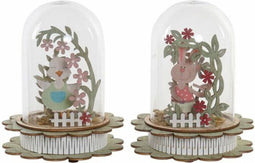 Lamp DKD Home Decor dieren LED (2 pcs) (14 x 14 x 18 cm)