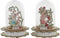 Lamp DKD Home Decor dieren LED (2 pcs) (14 x 14 x 18 cm)