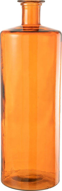 J-Line vaas Wijd - glas - orange - large - 74 cm hoog
