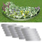 vidaXL - Grasboorden - 10 - st - 100x20 - cm - gegalvaniseerd - staal