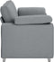 vidaXL - Loveseat - Sofa - in - Lichtgrijs - - - 140 - cm - Stof