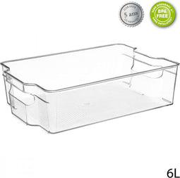 Five® | Koelkast opbergers set (koelkast bak C) | Transparant | Stapelbaar