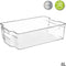 Five® | Koelkast opbergers set (koelkast bak C) | Transparant | Stapelbaar