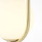 Brilliant Glint - Hanglamp 4-vlams D45 E14 40W - Hout/messing glas/metaal (niet inbegrepen)
