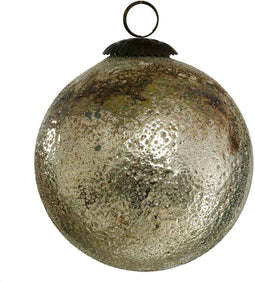 PTMD Jaylee Kerstbal - H12 x Ø12 cm - Glas - Rustiek Goud