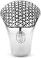TI SENTO Ring 1954SD - Zilveren dames ring - Gerhodineerd - Maat 50