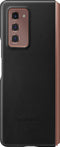Samsung Galaxy Z Fold 2 - Leather Cover - Schokabsorberend - Zwart