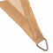 Schaduwdoeken Zonnetent 5 x 5 m Beige Polyethyleen 500 x 500 x 0,5 cm